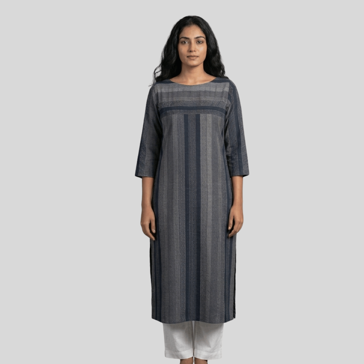 Cotton Stripe Kurti