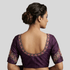 Grape Colour Embroidery Blouse 