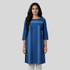 Blue Stripe Cotton Kurti