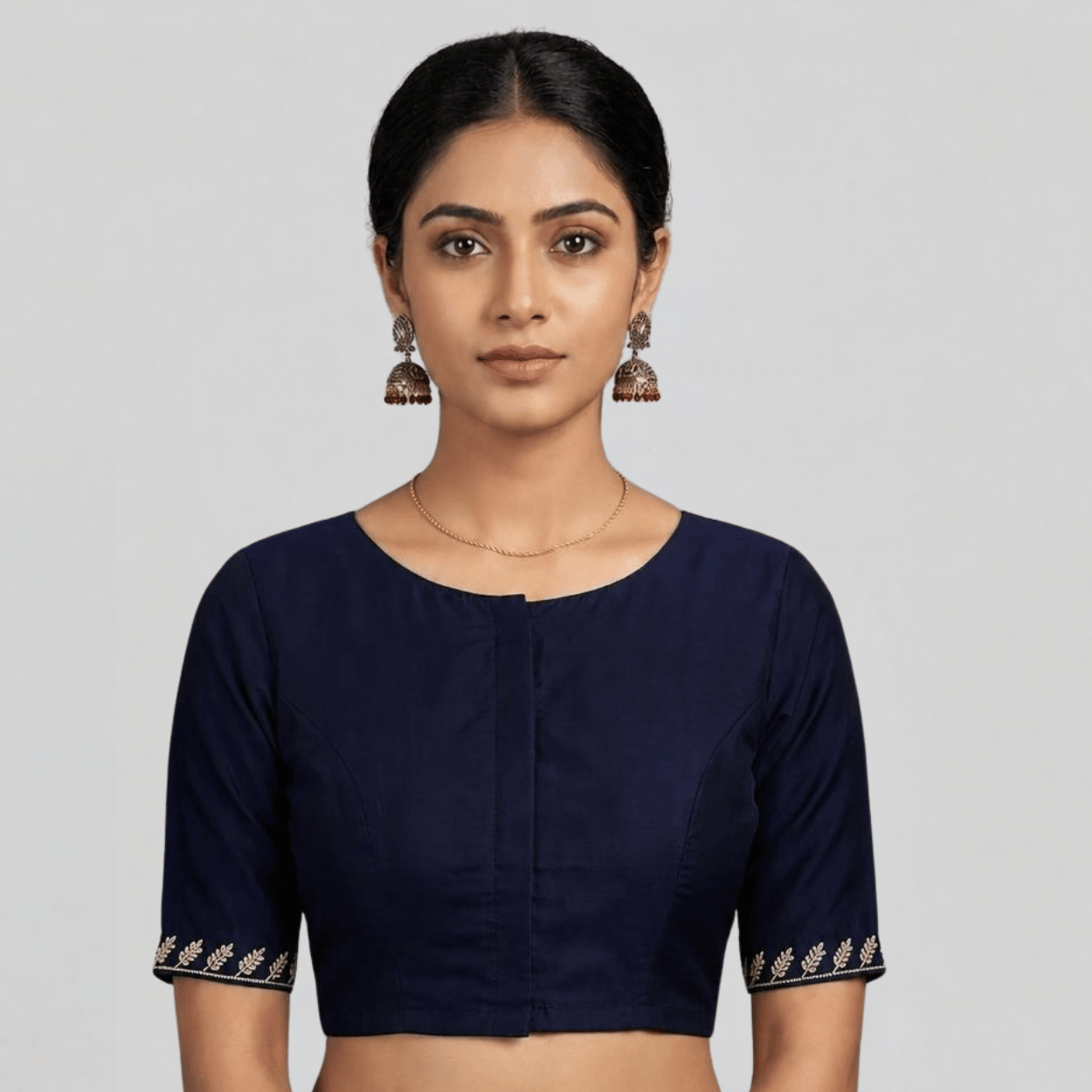 Round neck blouse 
