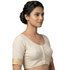 zari border blouse 