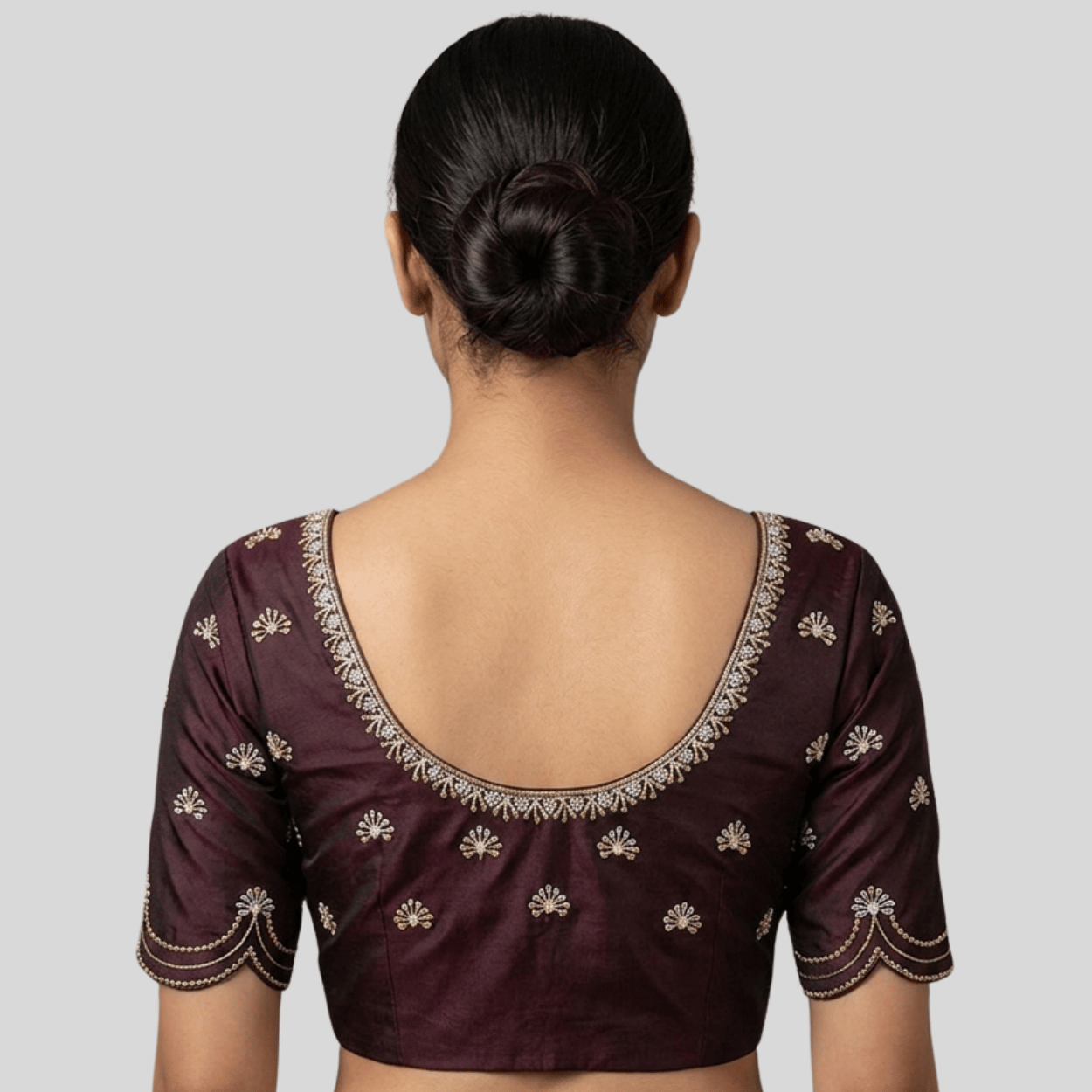 Marrown blouse
