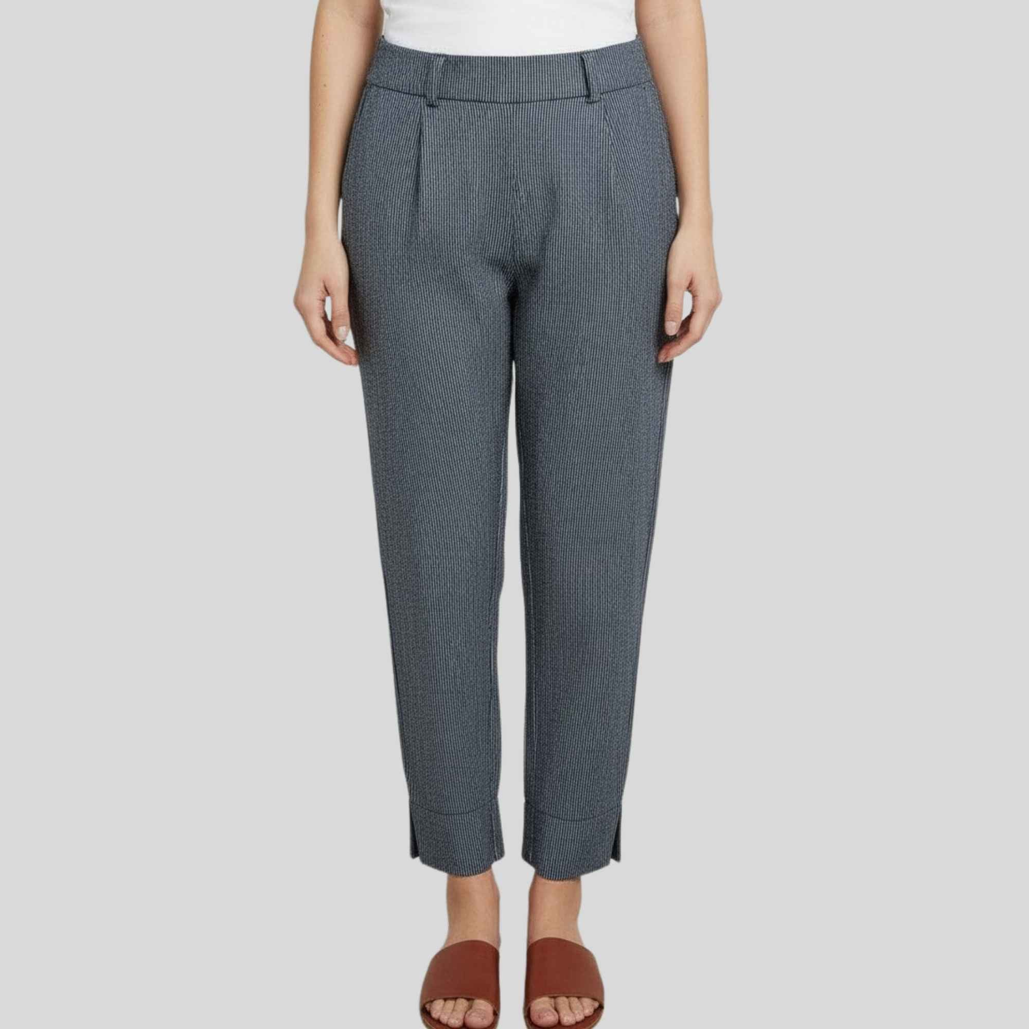 JISB Cotton Thin Striped Casual Wear Pant