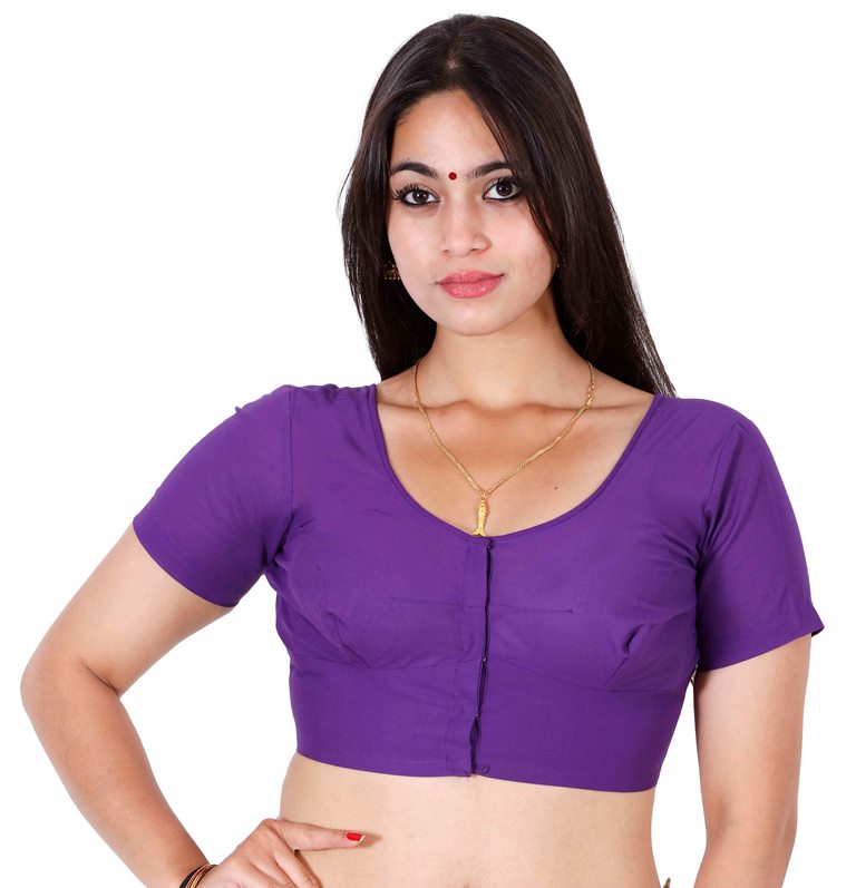 JISB Readymade blouse,Purple - JIS BOUTIQUE