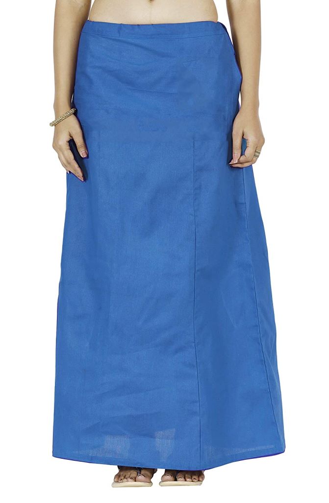 Cotton Petticoat, Peacock Blue - JIS BOUTIQUE